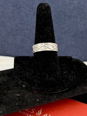 JAMES AVERY Sterling Silver Crown of Thorns Band Ring; Size 8.5; RETIRED